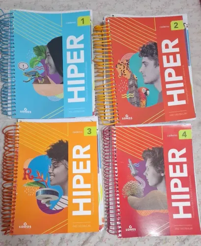 Livros Hiper Somos (ENEM e Pré-Vestibular) - Reorganizado por Matérias