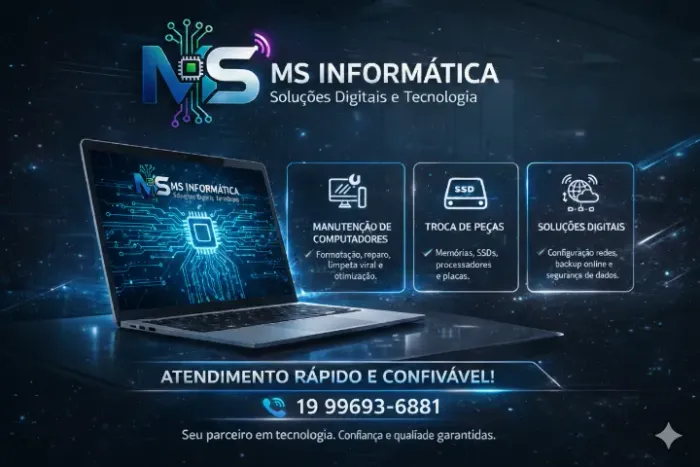 Manutenção de Notebooks e Computadores - Rápido e Confiável