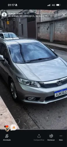 Honda Civic Sedan LXS 1.8/1.8 Flex 16V Mec. 4P 2014