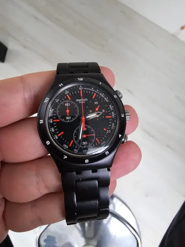Relógio ycb4019 irony swatch alumínio excelente estado