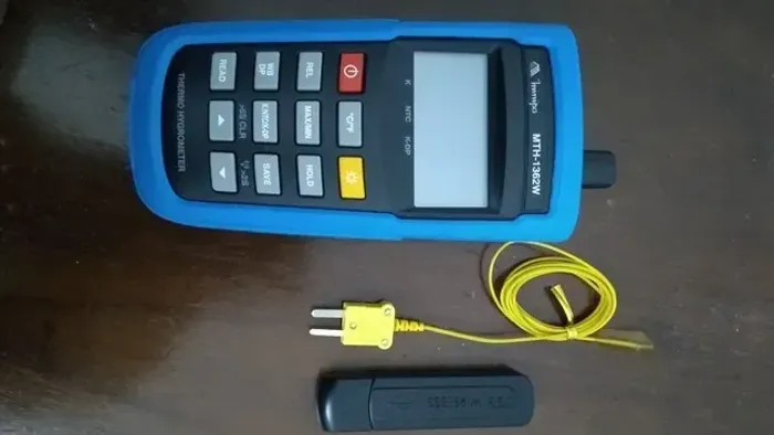 Termo Higrômetro / Ponto de orvalho digital Minipa MTH 1362w