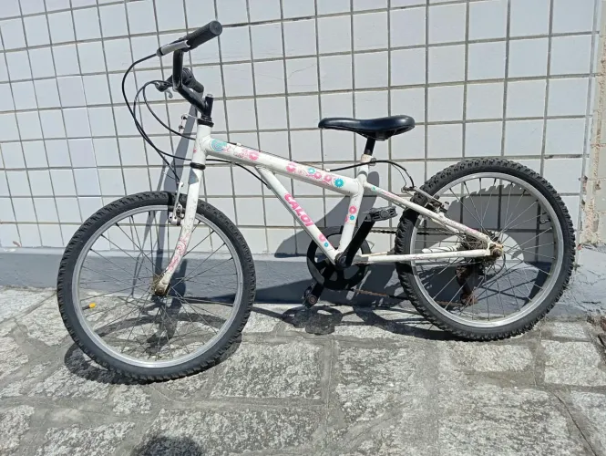 BICICLETA CALOI BRANCA INFANTIL - Aro 14