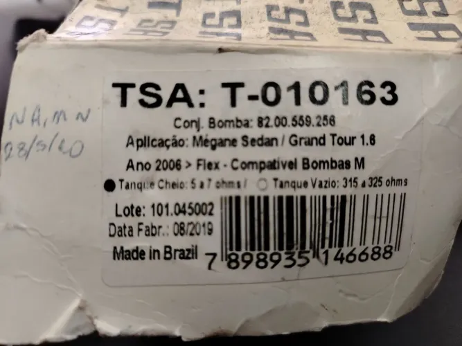 Boia do combustível Megane