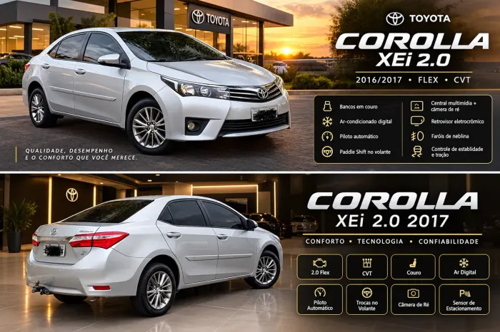 Toyota Corolla XEI 2.0 Flex 16V Aut. 2017