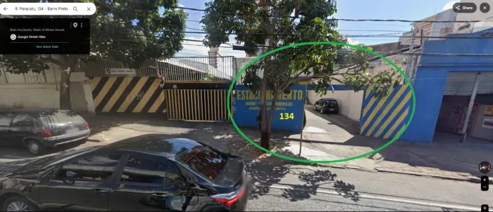 Barro Preto / BH - Lote com Galpão - 300m2