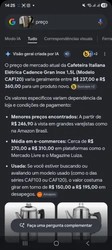 Cafeteira elétrica 