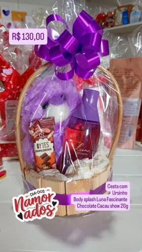 Presente Dia dos namorados com chocolate