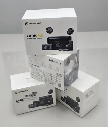 HOLLYLAND LARK M2 COMBO | MICROFONE SEM FIO | NOVO E LACRADO | R$ 750