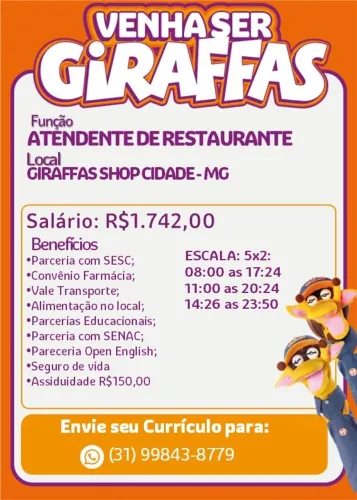 Atendente restaurante