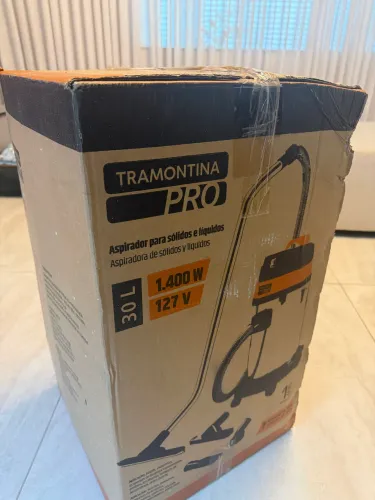Aspirador de Pó e Água Tramontina Pro 30L - 1400W - NOVO/LACRADO