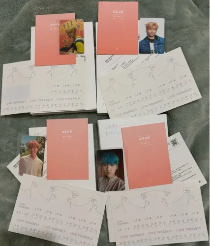 Album BTS set love yourself: her completo 4 versões completos com cards & inclusões