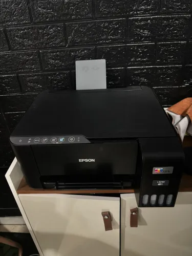 impressora Epson modelo L 3250 preta a tanque de tinta