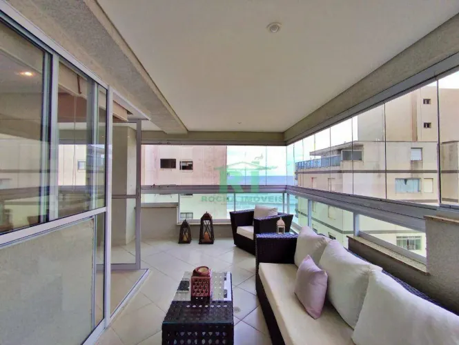 Apartamento Vista Mar, Varanda Gourmet, 3 Suítes, 2 Vagas, Lazer, Jardim Astúrias, Guarujá