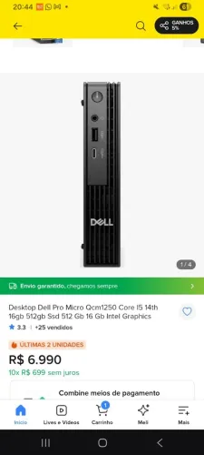 PC Intel Core i3 14ª Geração | DDR5 | SSD NVMe 256GB