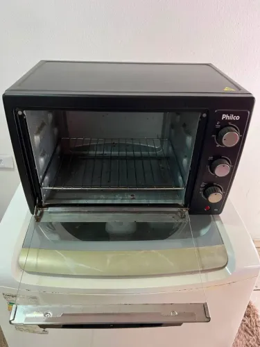 Forno elétrico Philco 38 litros semi novo funcionando tudo ((ENTREGO GRATIS))
