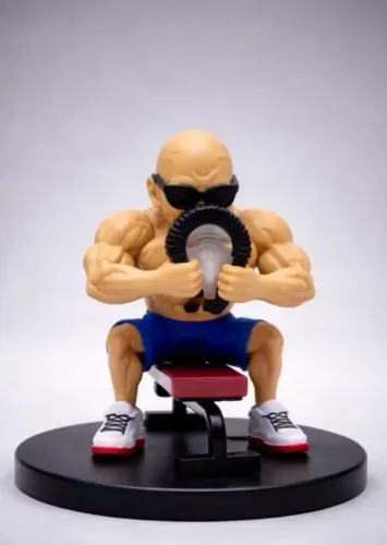 Boneco musculoso Dragon ball