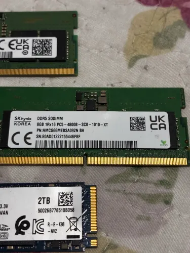 Memoria RAM DDR5 SK Hynix 8GB 4800mhz