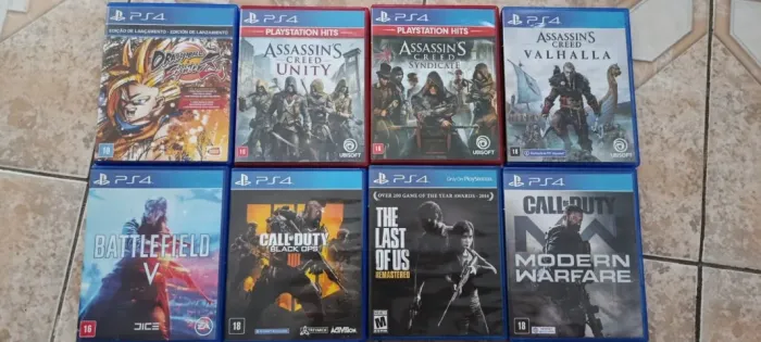 Jogos de PS4 todos por 300