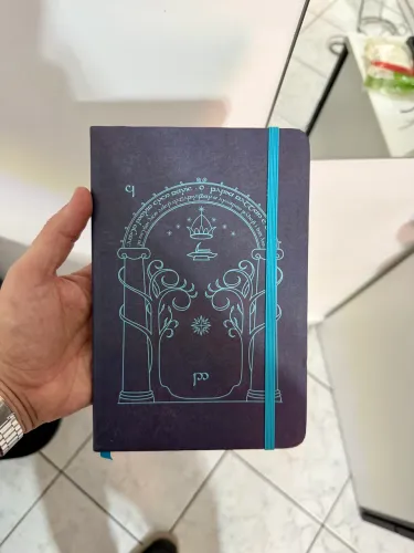 Caderno Agenda Premium Senhor dos Anéis Nerd ao Cubo Oficial Colecionável