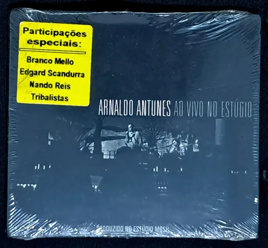 CD Ao Vivo no Estúdio - Arnaldo Antunes - lacrado