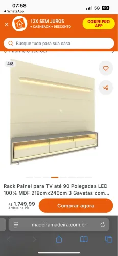 Painel com led