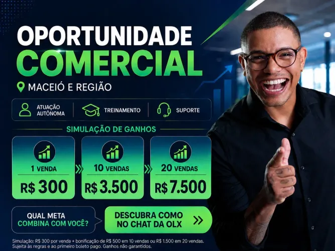 Oportunidade Comercial - Ganhos por resultados