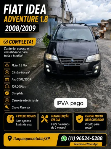 Fiat Idea Advent./ Adv.locker 1.8 MPI Flex 5P 2008