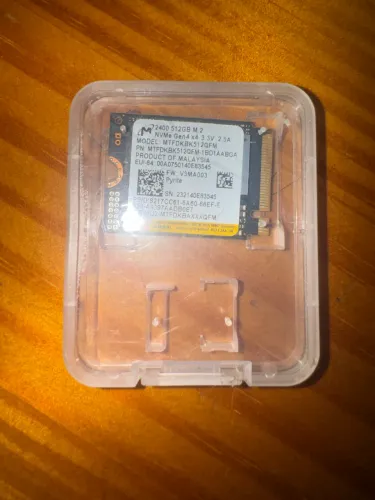 SSD Mícron NVME 4.0 512GB P/ PS5 