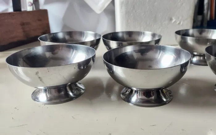 Conjunto de taça de sobremesa