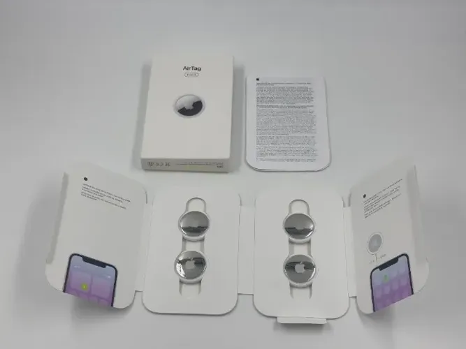 AirTags Apple Localizador Rastreador Pack 4 Unidades Branco - Usadas