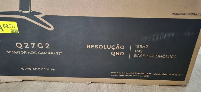 Vendo Monitor AOC Quad Hero 27" 155hz 