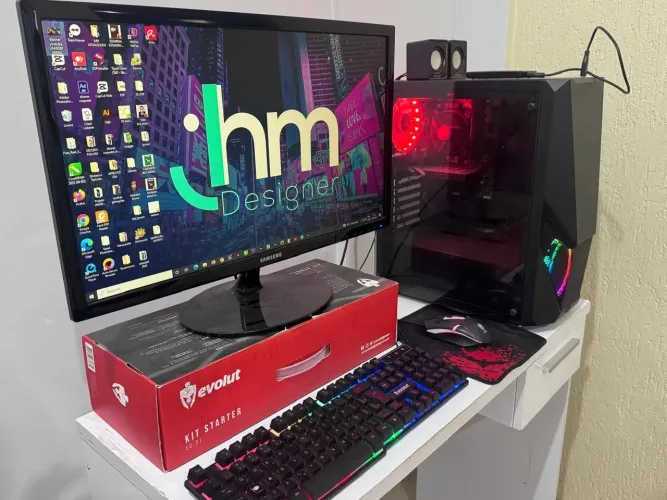 PC Gamer completo/semi-novo/ CPU/teclado/mouse