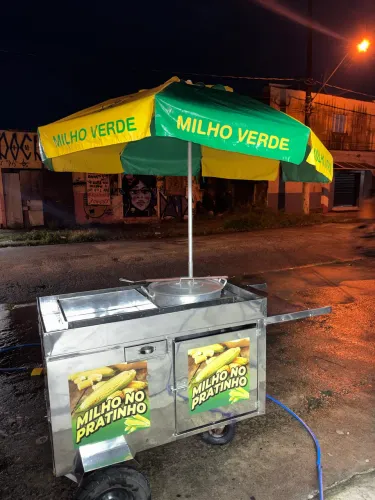 Carrinho de milho novo todo de alumínio 