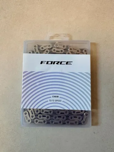 Corrente Sram Force 12/13v E1 Flattop 126 Links C/ Power Lock Prateado