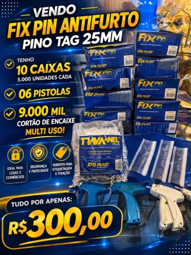 Kit para colocar Ediquetas em roupas 