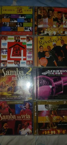 Kit 12 cds samba e pagode