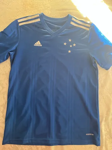 Camisa Cruzeiro Adidas Original 2020/21 Infantil 14A - Excelente Estado