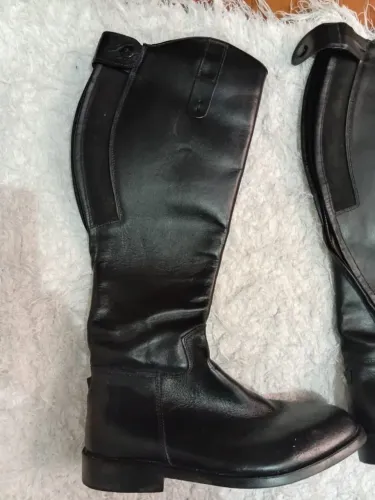 Bota legítimo de couro