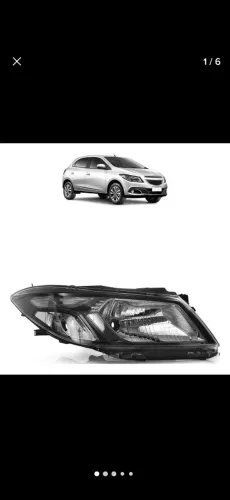 Farol Onix, Mascara Negra 52147812 GM.