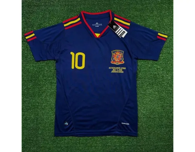 Camisa Retrô Espanha Away II 2010 - Fàbregas #10 Azul