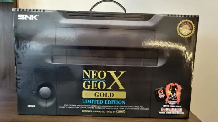 Console Snk Neo Geo X Gold Limited Edition Controles