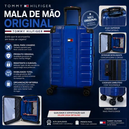 Mala de bordo original da Tommy
