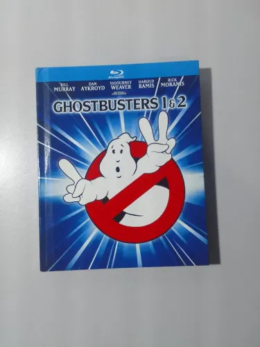 Blu-Ray caça fantasmas 1 & 2 - digibook