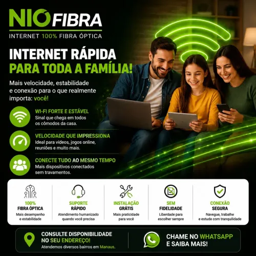 Chega de internet instável na sua residência