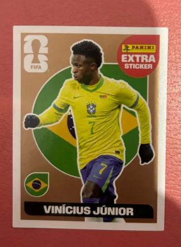Figurinha Extra Sticker (Legend) - Vinícius Júnior Bronze