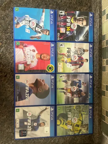KIT FIFA 14,15,16,17,19,20,22,23 PARA PS4 MÍDIA FÍSICA