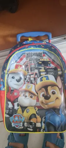 mochila da patrulha canina com lancheira