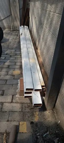 Estrutura de ferro para telhado