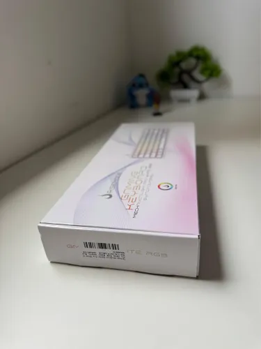 Teclado Rise Mode Gamer GM1 Pro branco novo (garantia e parcelamento) 