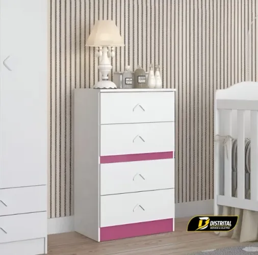 Cômoda Infantil Cairo Atualle Flex Novo